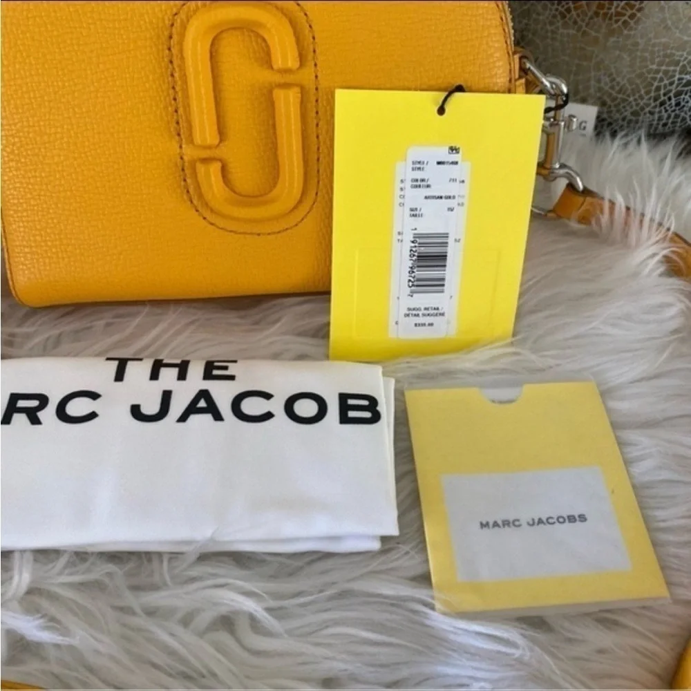 Marc jacobs shutter leather crossbody bag